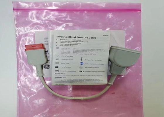 Çift IBP adaptörü ile 30cm GE invaziv kan basıncı kabloları 2005772-001