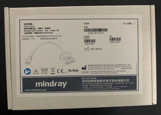 Tekrar kullanılabilir Mindray Spo2 Sensörü Aldult Parmak Ucu için 512E-30-21373