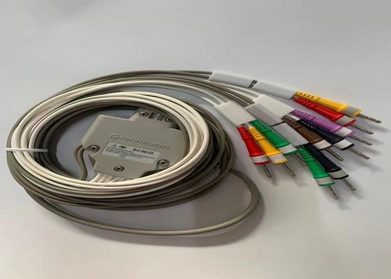 AB Standart Tıbbi Cihaz Tüketici Kablosu BJ-961D Elektrokardiyograf için