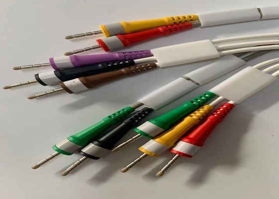 AB Standart Tıbbi Cihaz Tüketici Kablosu BJ-961D Elektrokardiyograf için