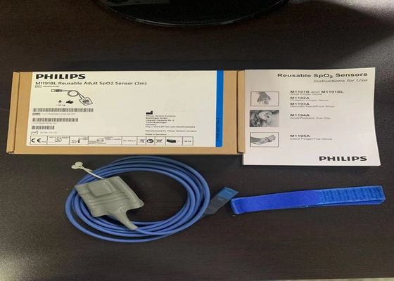 PHILIP M1191BL Yetişkin Spo2 Sensörü Tekrardan Kullanılabilir 3m D Baş 8 Pin Ref 989803144381