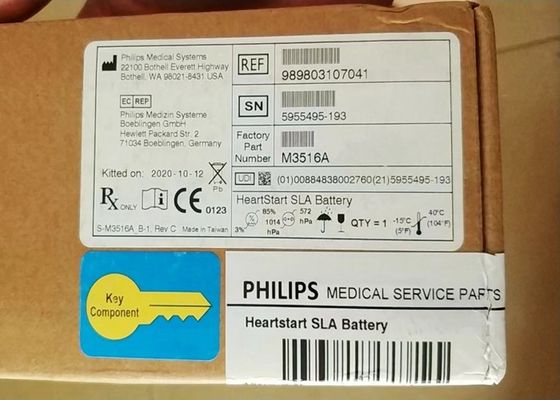 PHILIP M3516A Heartstart XL için tıbbi mühürlü kurşun asitli batarya 989803107041