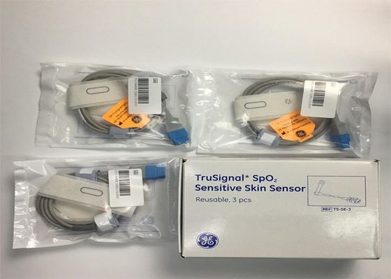 Bir kutuda 3 adet TruSignal SpO2 Duyarlı Deri Sensörü 9 Pin / Tekrar kullanılabilir