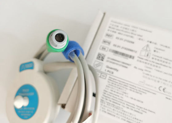 MS3-31527 Toco Transducer Probe 6 iğne tek yuva Mavi şerit Velcro 2.5m Uzunluk