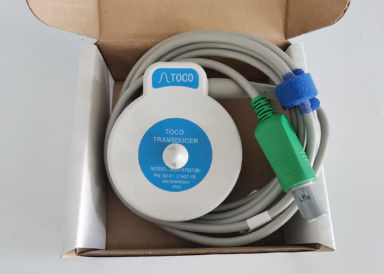 MS3-31527 Toco Transducer Probe 6 iğne tek yuva Mavi şerit Velcro 2.5m Uzunluk