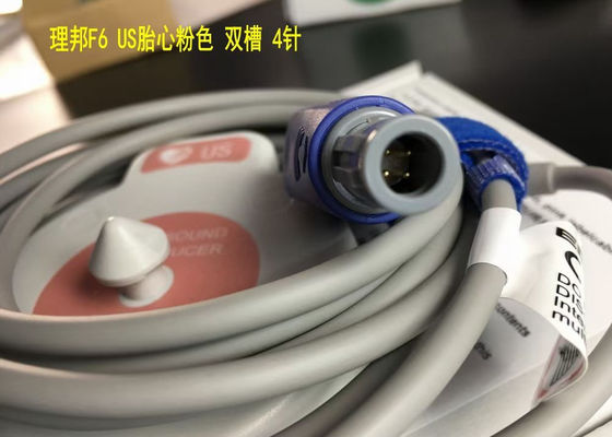 EDAN F6 Fetal Monitor Transducer MS3-109301 Çift Slot 4 Pin Su geçirmez IPX8