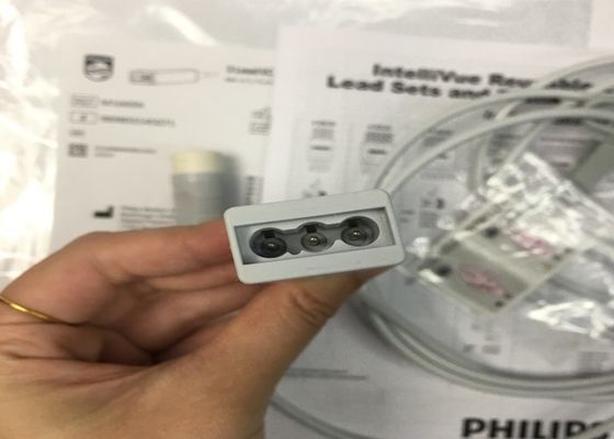 M1669A Interlivue Tekrar Kullanılabilir 3 Kurşun EKG Kablosu aAMI/IEC 2.7M TPU Malzemesi