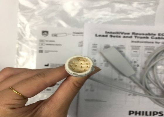M1669A Interlivue Tekrar Kullanılabilir 3 Kurşun EKG Kablosu aAMI/IEC 2.7M TPU Malzemesi