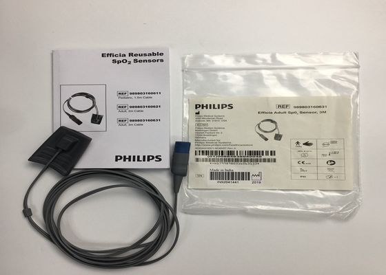 Phlip Efficia Tekrar Kullanılabilir SpO2 Sensörü D Baş 8 Pin 3M 989803160631