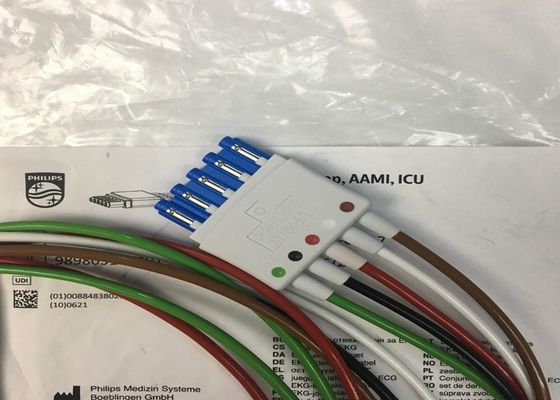 Phlip M1644A Akıllı EKG Kablosu 5 Kurşun Tekrar Kullanılabilir 989803144991