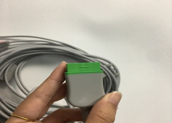 3 Kurşun EKG Kablosu 2106309-002 Entegre Grabber Kurşun Tel 12FT ile