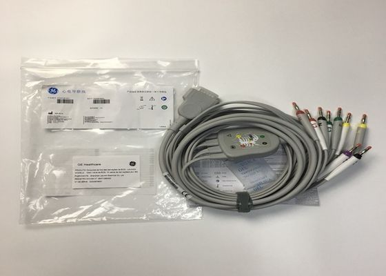 10 Kurşun EKG yedek parçaları Kablo GE2104726-001 AB Standartı