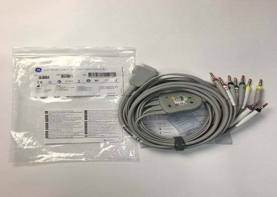 10 Kurşun EKG yedek parçaları Kablo GE2104726-001 AB Standartı
