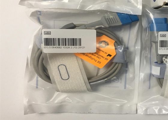TS-SE-3 Tıbbi ekipman yedek parçaları sensörü Tekrar kullanılabilir SpO2 Duyarlı 9 PINS