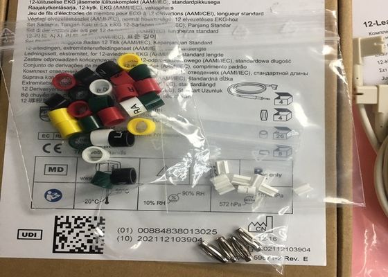 1M 12 Kurşun EKG Uzuv Kurşunları 989803151711 PHLIP için TC30 TC50 TC70 Hasta Monitörü
