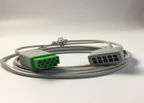 GE Yetişkinler Çoklu Bağlantı EKG Kurşun Kablosu 3 Kurşun 5 Kurşun 3.6M 12ft 2017003-001