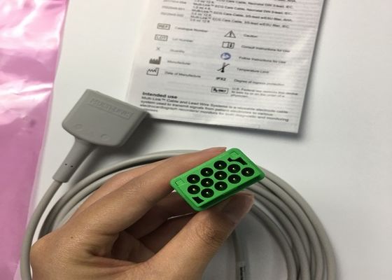 GE Yetişkinler Çoklu Bağlantı EKG Kurşun Kablosu 3 Kurşun 5 Kurşun 3.6M 12ft 2017003-001