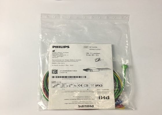 M1645A IntelliVue Tıbbi ekipman yedek parçaları Kablolar 5 Leadset