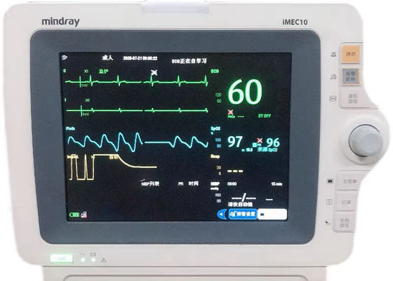 İkinci el Mindray IMEC 10 Hastane kliniği için hasta monitörü