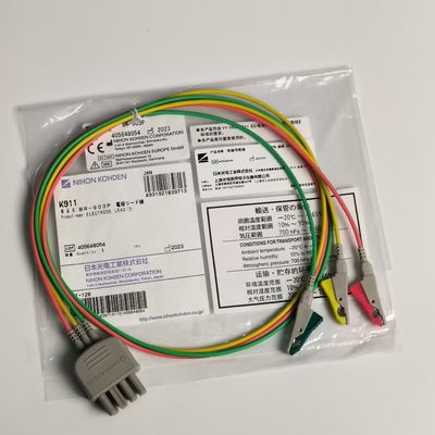 Dayanıklı Tıbbi Cihaz Tüketim Malzemeleri NIHON KOHDEN Elektrot Kurşun (3) K911 BR-903P
