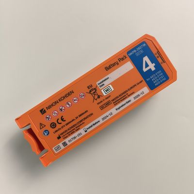 Nihon Kohden AED Defibrillatör Bataryası Turuncu AED-2100aed-2150aed-215aed-2152 Nkpb-28271k X217A