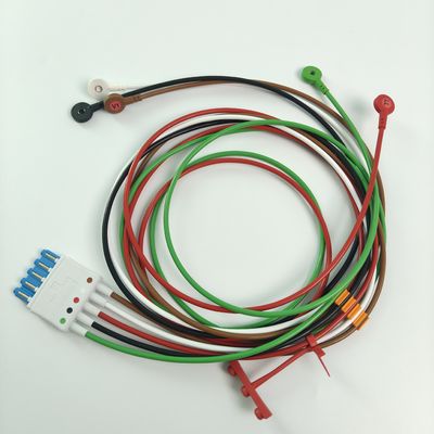 989803144991 Hasta Monitörü Aksesuarları PHILIP CBL 5 Leadset Snap AAMI ICU REF M1644A