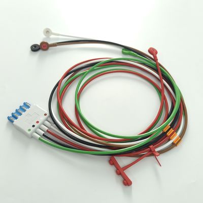 PHILIP Hasta İzleyici Tıbbi Cihaz Kullanım Malzemeleri CBL 5 Leadset Snap AAMI ICU REF M1644A 989803144991