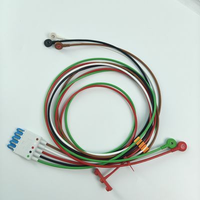 PHILIP Hasta İzleyici Tıbbi Cihaz Kullanım Malzemeleri CBL 5 Leadset Snap AAMI ICU REF M1644A 989803144991