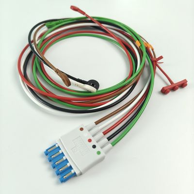 PHILIP Hasta İzleyici Tıbbi Cihaz Kullanım Malzemeleri CBL 5 Leadset Snap AAMI ICU REF M1644A 989803144991
