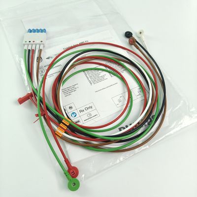 PHILIP Hasta İzleyici Tıbbi Cihaz Kullanım Malzemeleri CBL 5 Leadset Snap AAMI ICU REF M1644A 989803144991