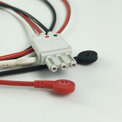 REF M1673A PHILIP Hasta İzleyici CBL 3 Leadset Snap AAMI ICU PN 989803145111