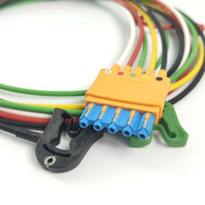 989803125871 Tıbbi Cihaz Tüketim malzemeleri PHILIP Hasta Monitörü Orijinal CBL 5 Leadset Grabber IEC OR REF M1974A