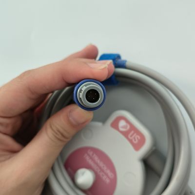 Lastik Denetimi F2/F3/F6 Fetal Kalp Hızı için US Transducer US Probe Dual Slot 4 Pin MS3-109301 (D)