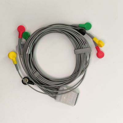 Orijinal Dinamik Holter EKG Kurşun Tel 12 Kurşun Düğme Tipi REF EL10NISH01 IPN 01.57.471450