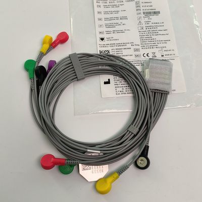 Orijinal Dinamik Holter EKG Kurşun Tel 12 Kurşun Düğme Tipi REF EL10NISH01 IPN 01.57.471450