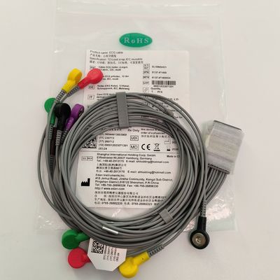 Orijinal Dinamik Holter EKG Kurşun Tel 12 Kurşun Düğme Tipi REF EL10NISH01 IPN 01.57.471450