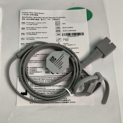 Bölünmüş Yenidoğan Kan Oksijen Sondu 1 Metre DB9 Adaptörü REF SH3