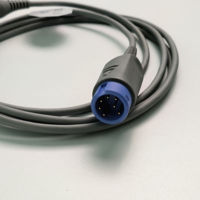 REF SHEC3 Kan Oksijen uzatma kablosu 2M Mavi Yuvarlak Baş Tek Slot 7 Pin L 2.0 Metre