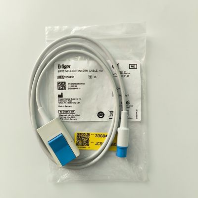 Drager SpO2  Interm Kablo 1M REF3368433 Standart Paket