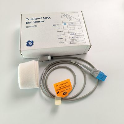 GE Orijinal Datex-Ohmeda TruSignal SpO2 Kulak Algılayıcısı Tekrardan Kullanılabilir REF: TS-E-D