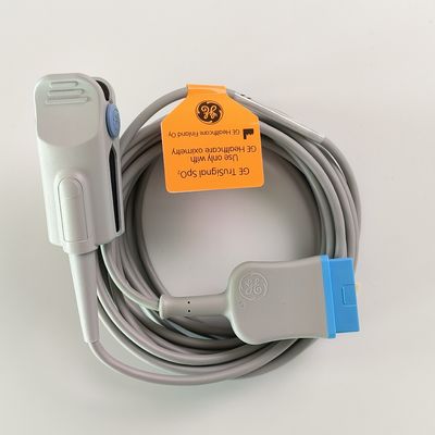 GE Orijinal Ohmeda TruSignal SpO2 Parmak Sensörü Tekrar Kullanılabilir REF:TS-F4-GE
