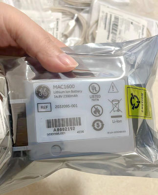 GE MAC1600 EKG Makinesi Pil 14.8V 2.3Ah 37Wh REF 2032095-001