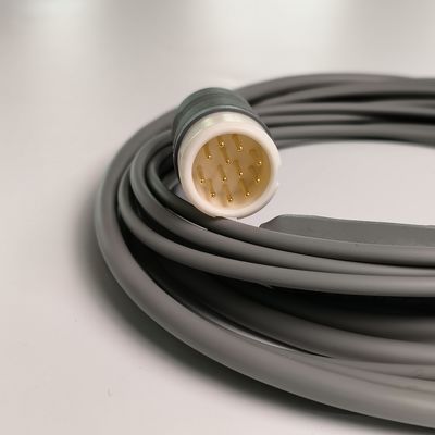 PHILIP Orijinal Efficia Kombine Kablo/3-Leadset Grabber IEC. Makine Sonu Yuvarlak 12-Pin,REF: 989803160741