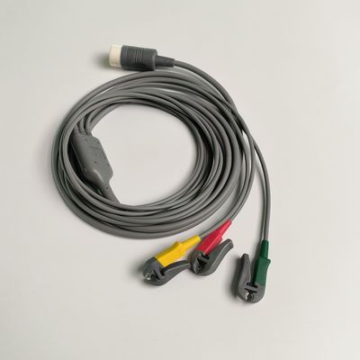PHILIP Orijinal Efficia Kombine Kablo/3-Leadset Grabber IEC. Makine Sonu Yuvarlak 12-Pin,REF: 989803160741