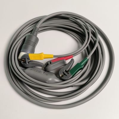 PHILIP Orijinal Efficia Kombine Kablo/3-Leadset Grabber IEC. Makine Sonu Yuvarlak 12-Pin,REF: 989803160741
