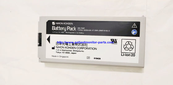 NIHON KOHDEN Hasta İzleyici Orijinal Pil SB-720P 7.2 V 6600 Mah 47.5Wh 21NR19/65-3