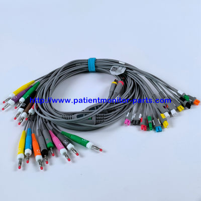 EDAN EKG KABLİ 18-Lead 4MM Banana IEC Tekrar Kullanılabilir REF EL16DIB181 IPN 01.57.471394