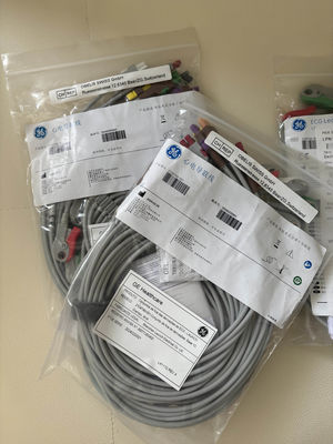 GE 2104749-001 - 10 Kurşun EKG Kablo Seti ve Trunk Kablosu, AHA