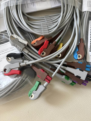 GE 2104749-001 - 10 Kurşun EKG Kablo Seti ve Trunk Kablosu, AHA