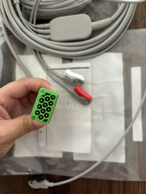 GE LeadWire And Trunk Cable REF: 5831398 EKG 3 LED CABLE UNDETACHABLE GRABBER AHA 4.7M 15FT